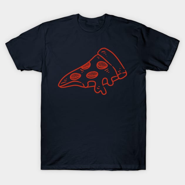 Pizza lovers pepperoni T-Shirt by papillon